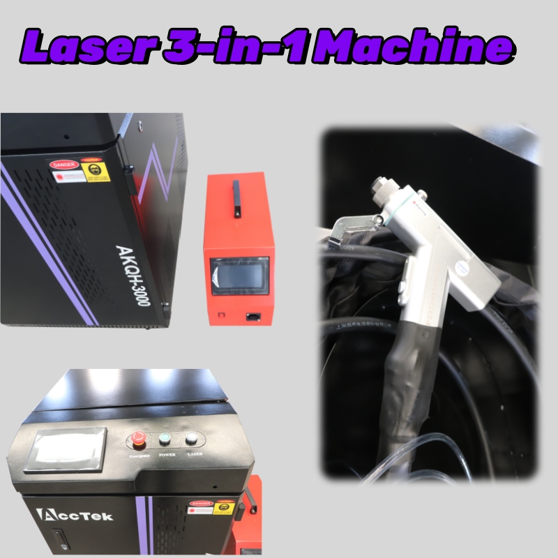 Laser Cleaning Machine 2000W - Best Offer Double Wobble Laser 3-in-1
