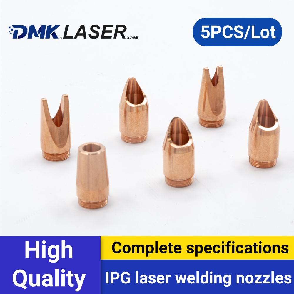 Laser Welding Nozzle Copper - 5pcs/lot DMK IPG laser welding nozzles
