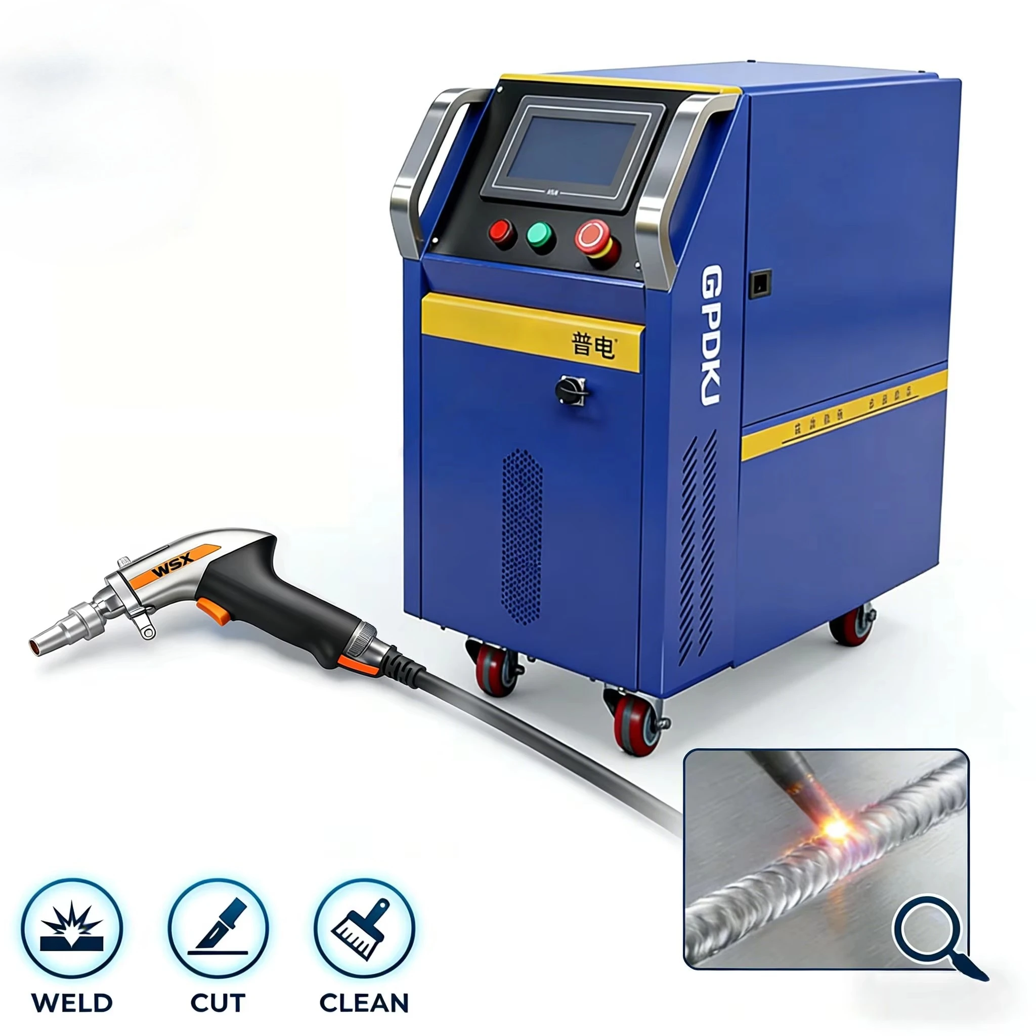 Automotive Body Repair 1200W 1 - đánh giá và giá Air Cooled Laser Welding Machine 1500W