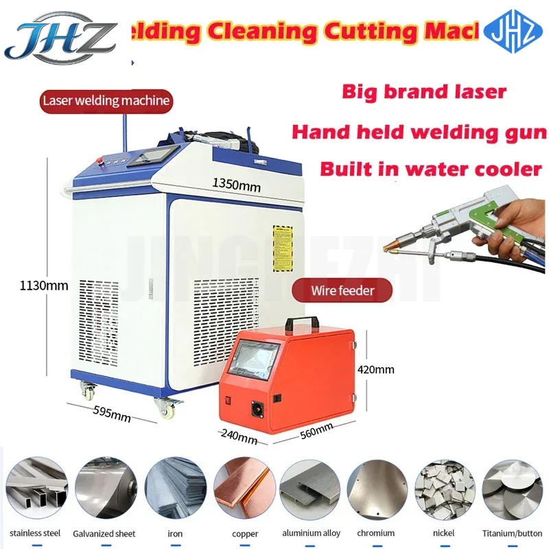 JHZ for Handheld 3 in 1 Fiber  - đánh giá và giá Laser Welding Machine 3 In 1 Cutting Cleaning