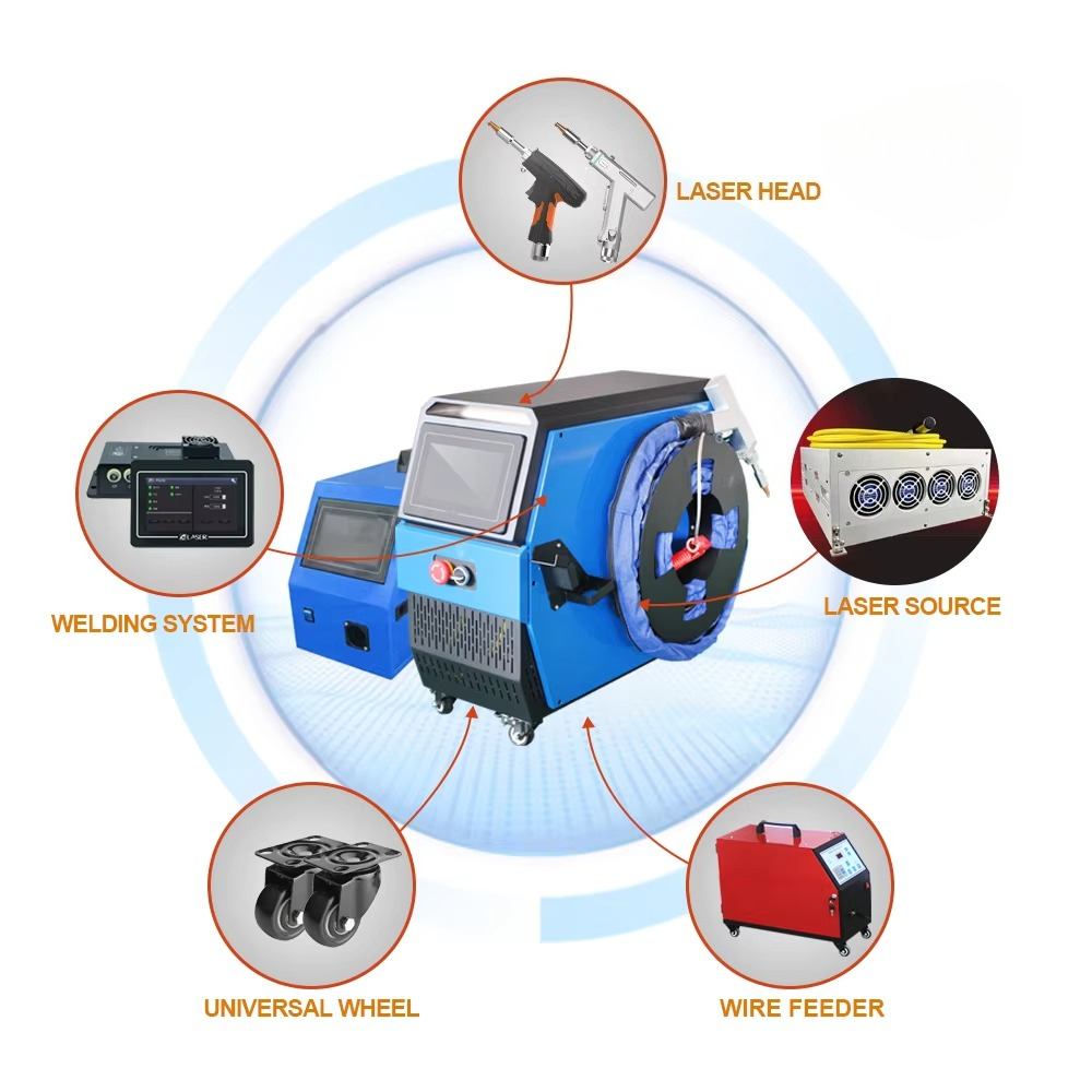 3 in -1 Handheld Air Cooled La - đánh giá và giá Laser Welding Machine 3 In 1 Cutting Cleaning