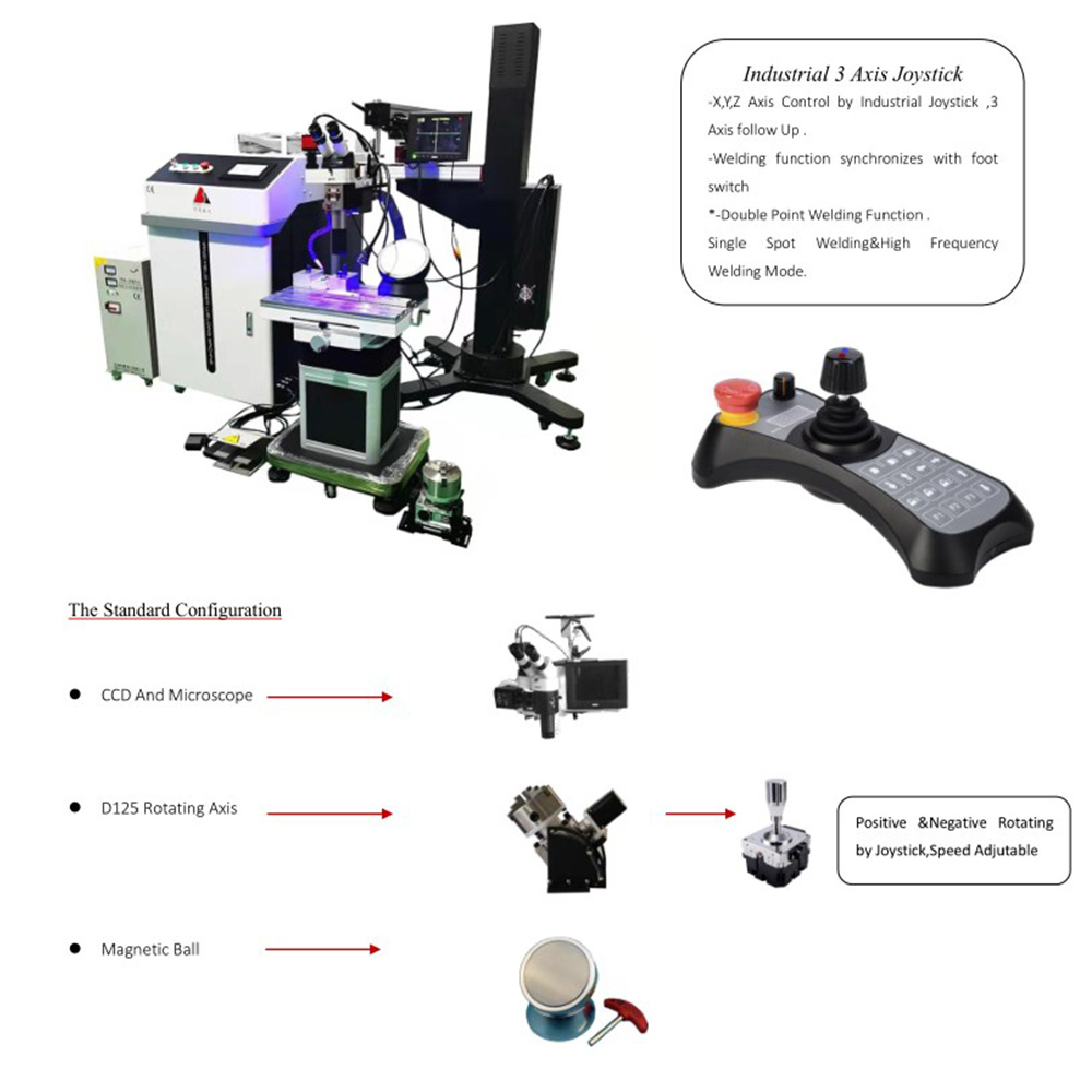 Boom Lift Mold Repair Laser We - đánh giá và giá Laser Welder 3000W Fiber