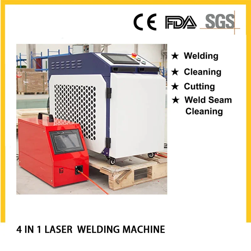 3 IN 1 Multifunction 1kw 1.5w  - đánh giá và giá Laser Welding Machine 3 In 1 Cutting Cleaning