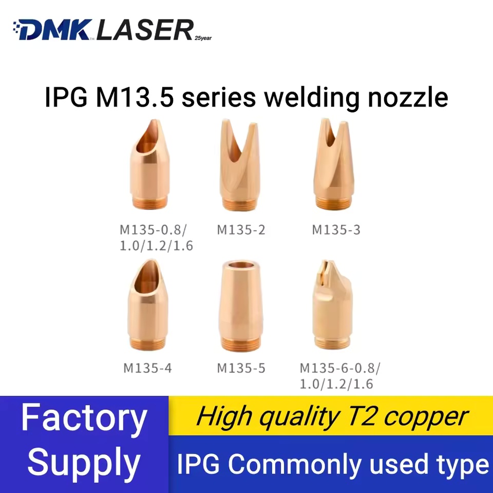 5pcs/lot DMK IPG laser welding - đánh giá và giá Laser Welding Nozzle Copper