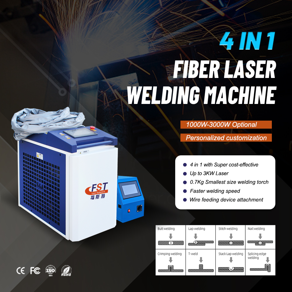 2000W 3000W 3 in 1 Handheld Fi - đánh giá và giá Laser Welding Machine 3 In 1 Cutting Cleaning